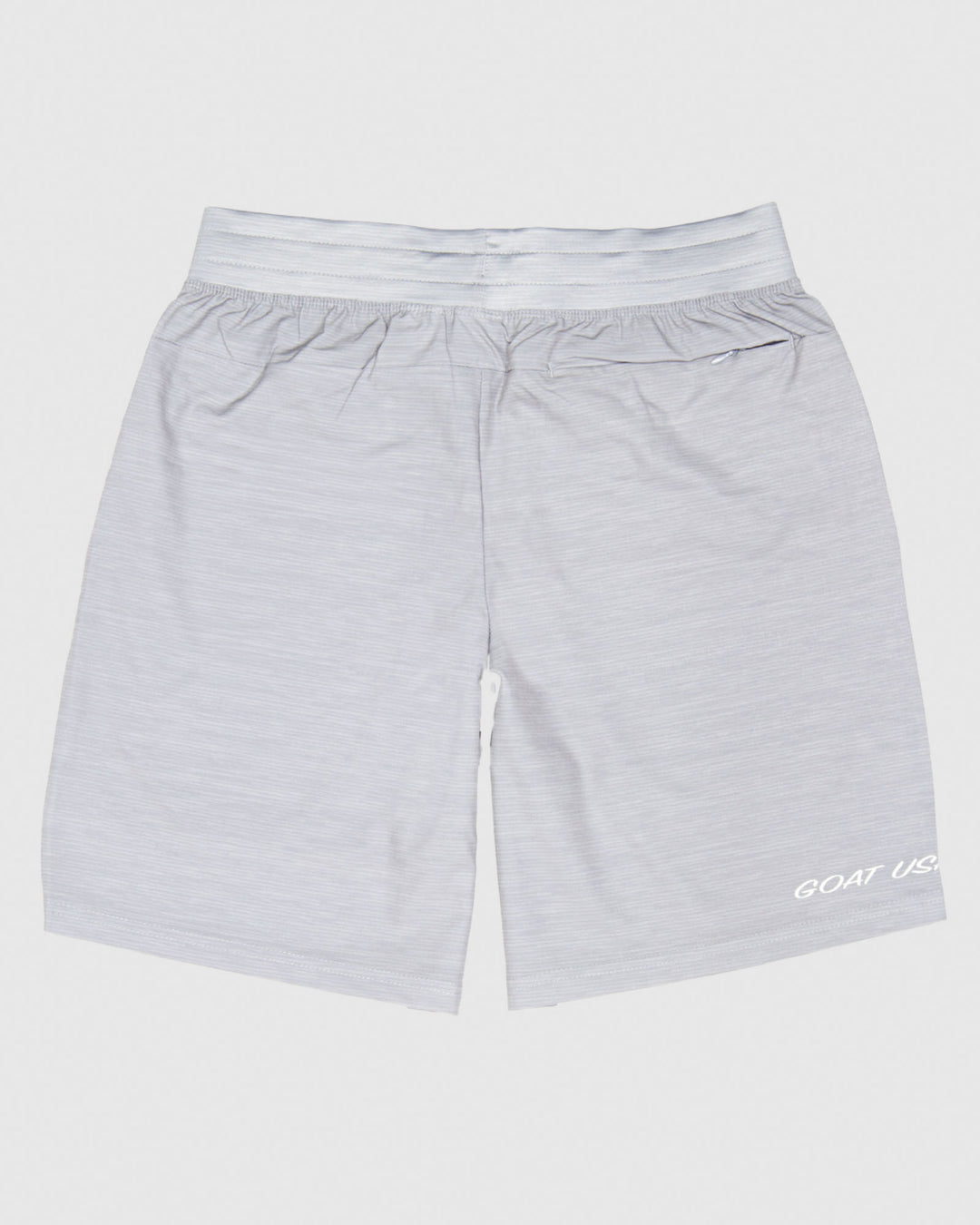 Back of space dye gray OG Men's Athletic Shorts#color_space-dye-gray