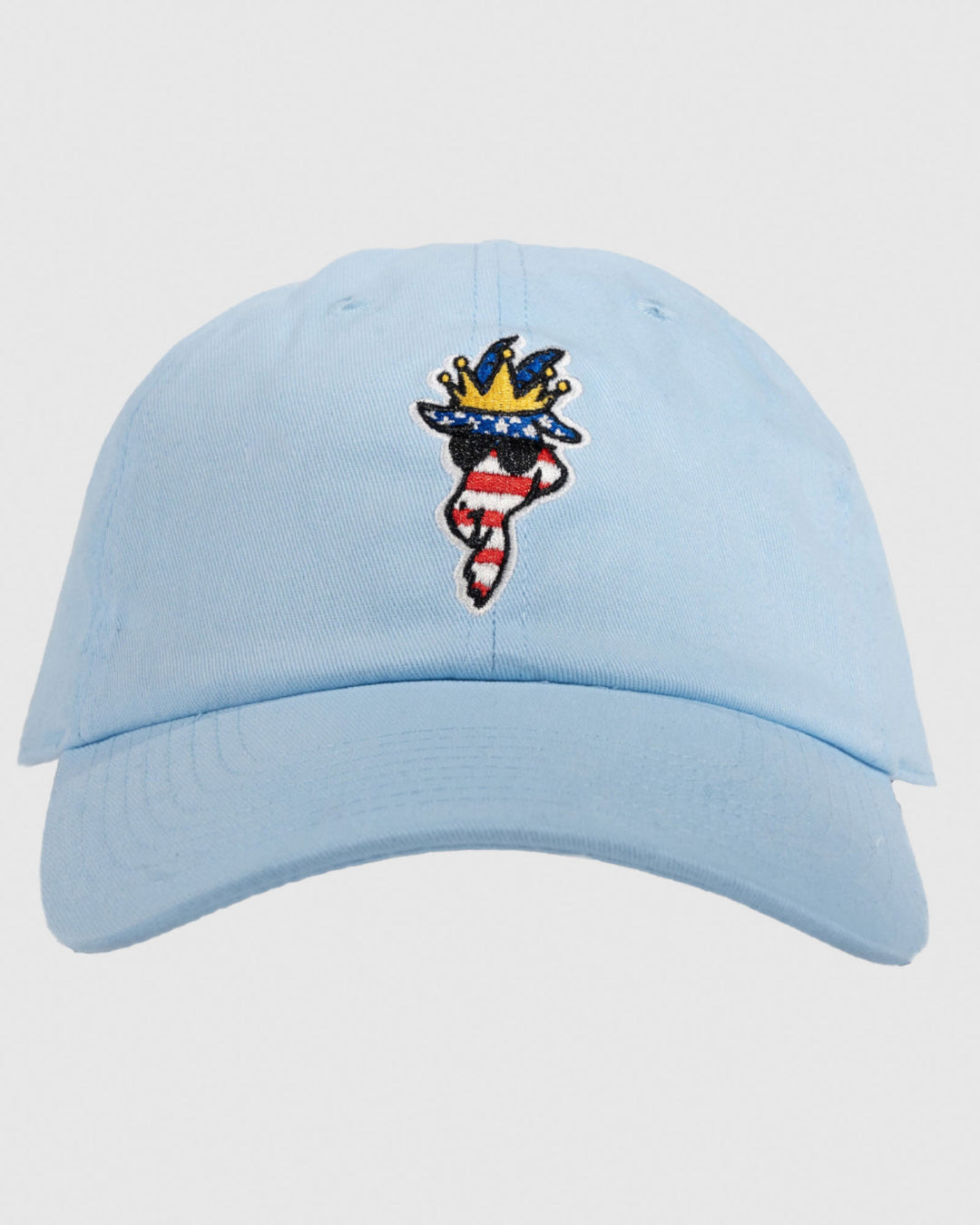 Front of carolina blue Freedom Hat#color_carolina-blue