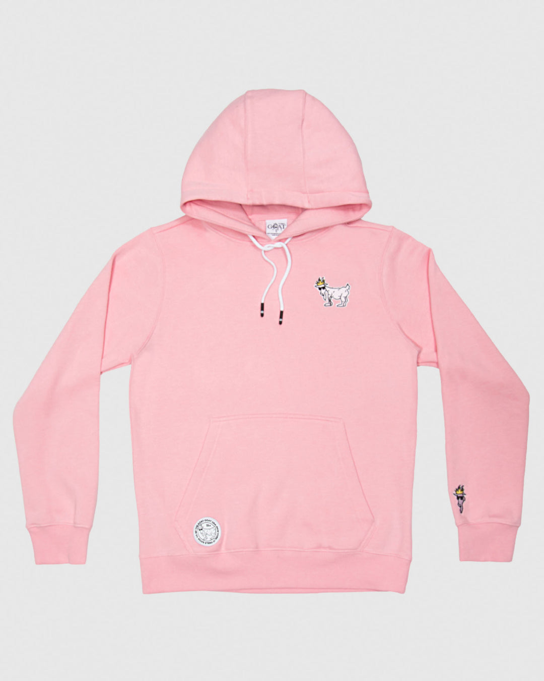 Front of light pink WG Hooded Sweatshirt#color_pink