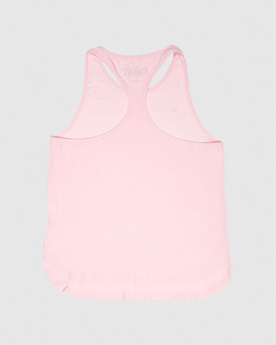 Back of pink Women's Athletic Tank Top#color_pink