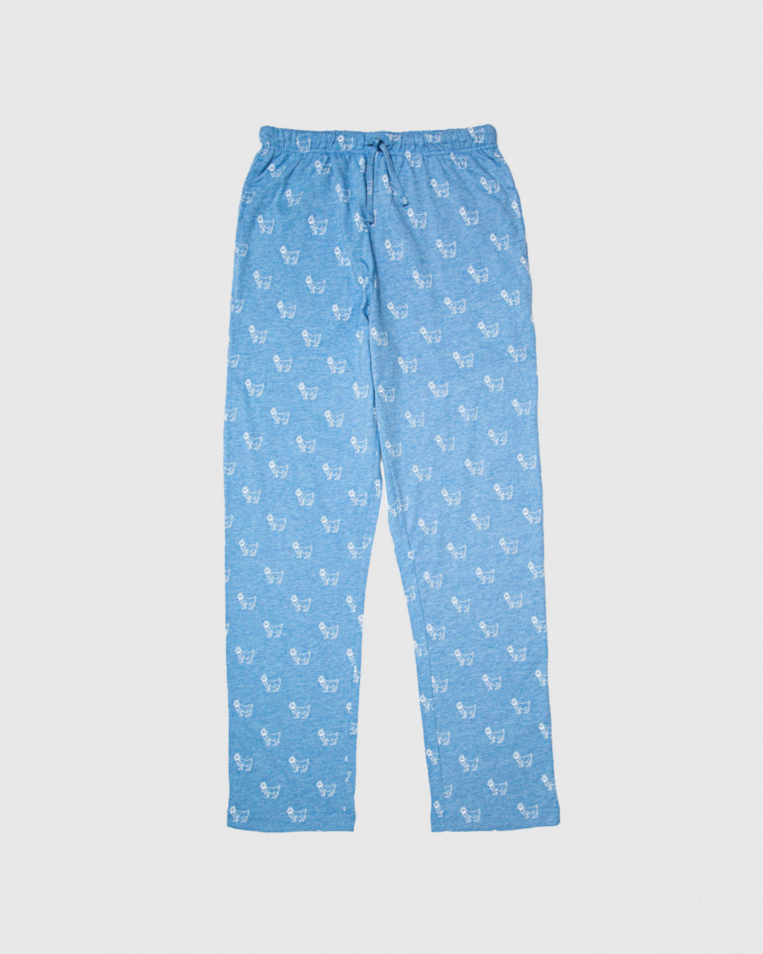 Front of carolina blue Heavenly Soft Pajamas#color_carolina-blue