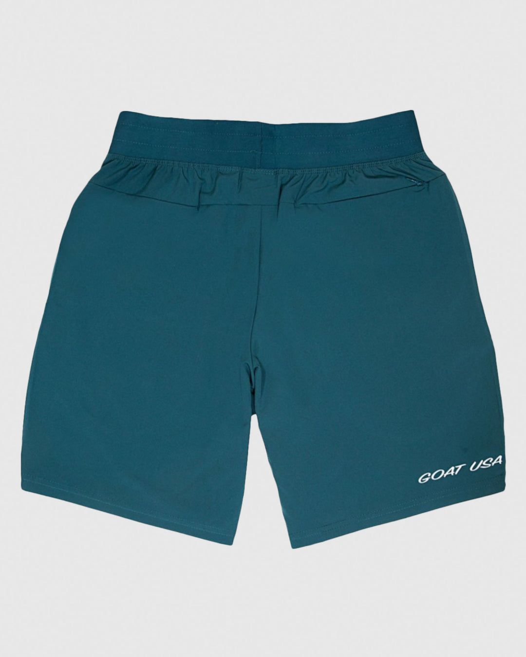 Back of forest green OG Men's Athletic Shorts#color_forest-green