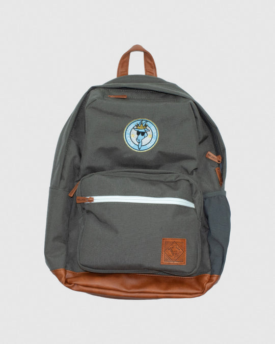 Front of gray OG Backpack#color_gray