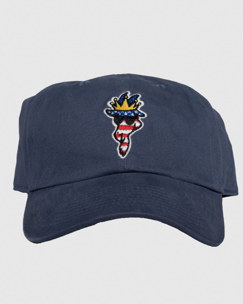 Front of navy Freedom Hat#color_navy
