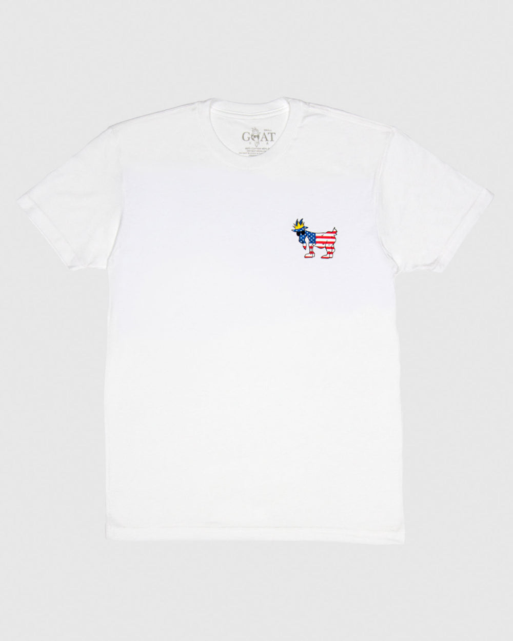 Front of white Freedom Be the Greatest T-Shirt#color_white