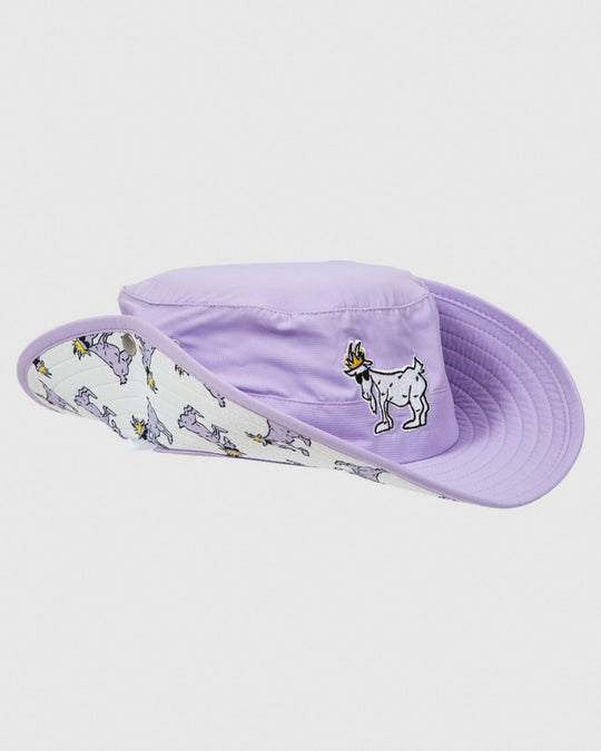 Lavender OG Bucket Hat with flaps up#color_lavender
