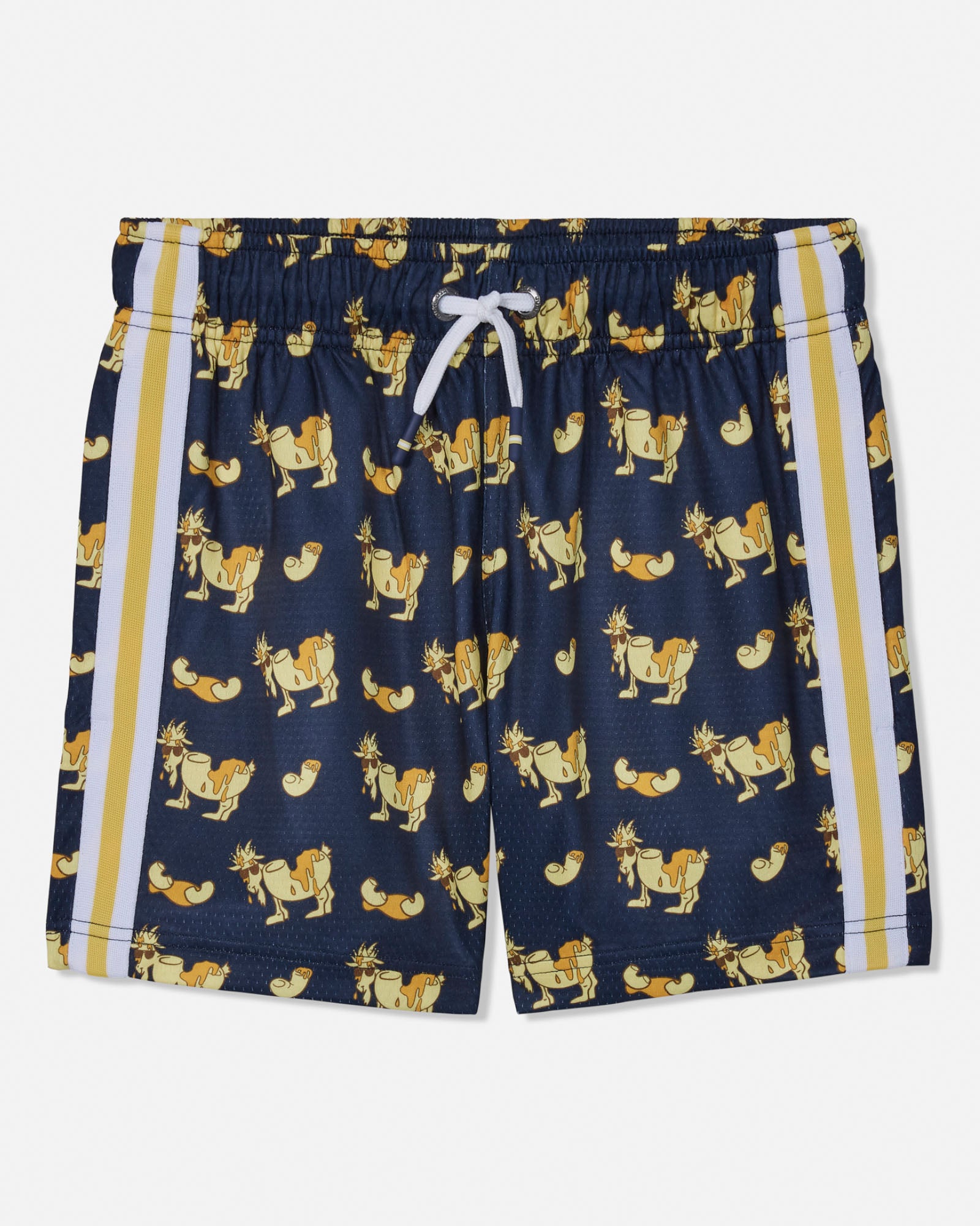 Boys' Mac & Cheese AOP Mesh Shorts