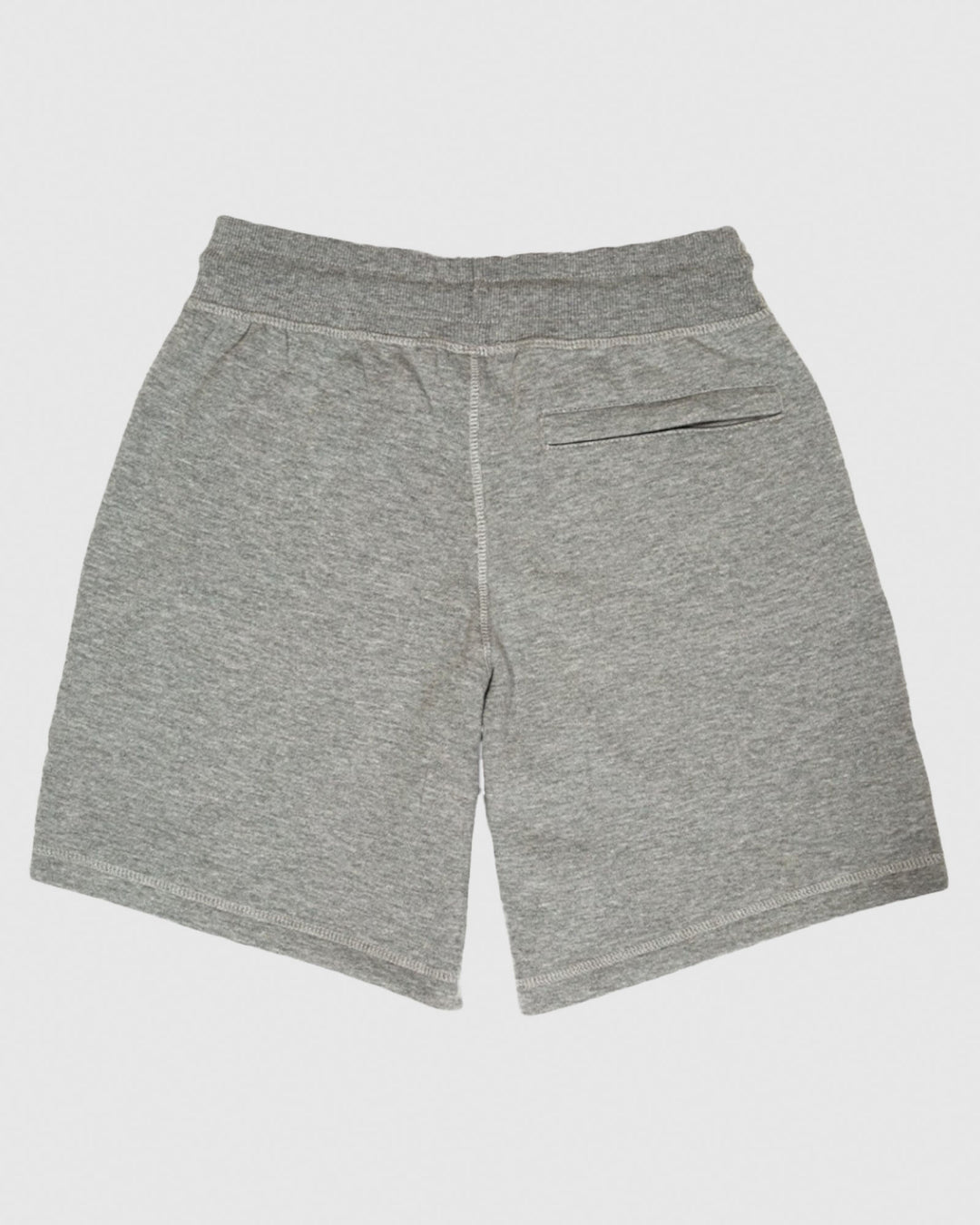Back of gray Men's Fleece Sweat Shorts#color_gray