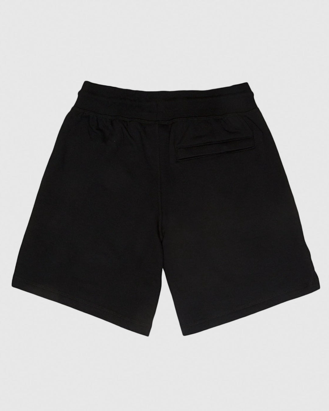 Back of black Men's Fleece Sweat Shorts#color_black