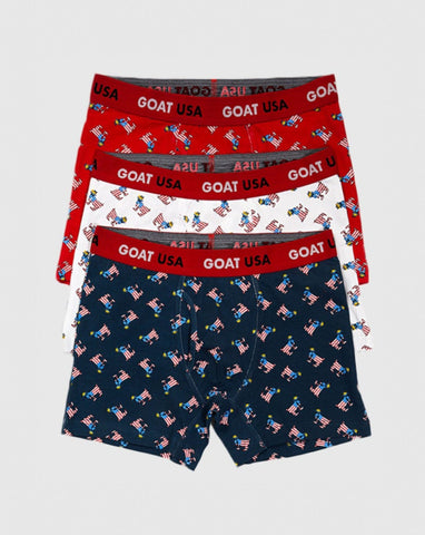 Goat Union 2 Period Underwear Boxer Briefs Boy-shorts, Organic Cotton  Lining, Hi-Waisted & Heavy Flow, FSA HSA Approved, Blush, Small :  : Clothing, Shoes & Accessories
