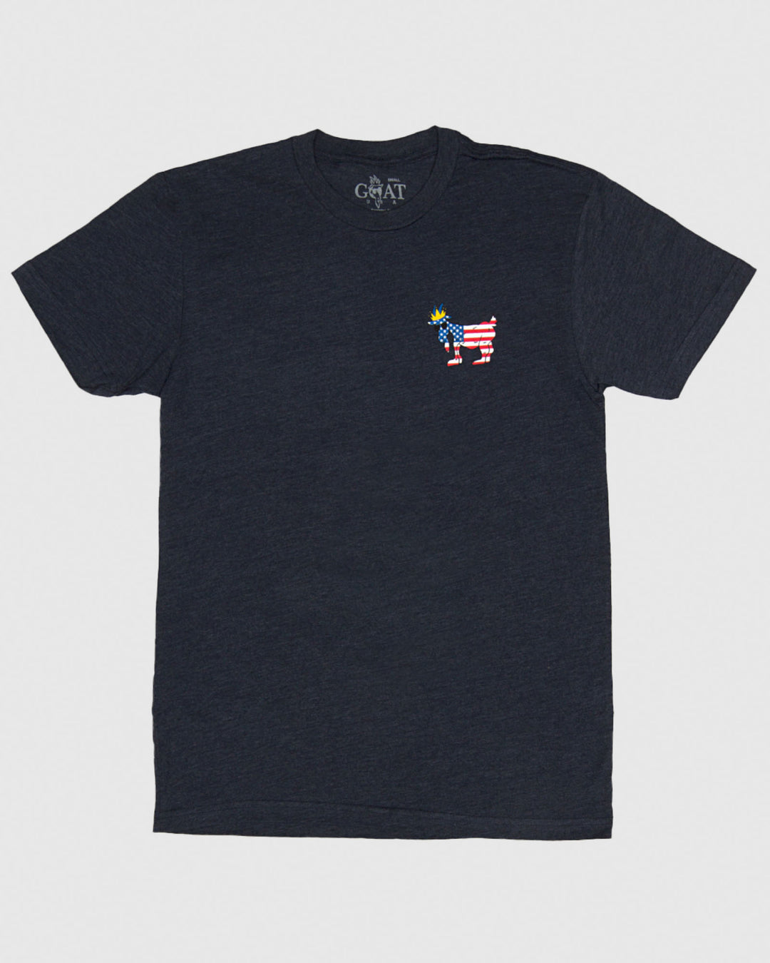 Front of navy Freedom Patch T-Shirt#color_navy