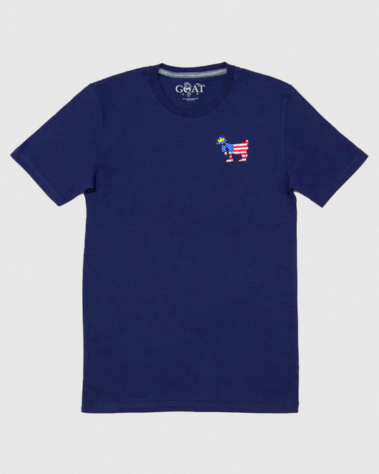 Front of navy Freedom T-Shirt#color_navy