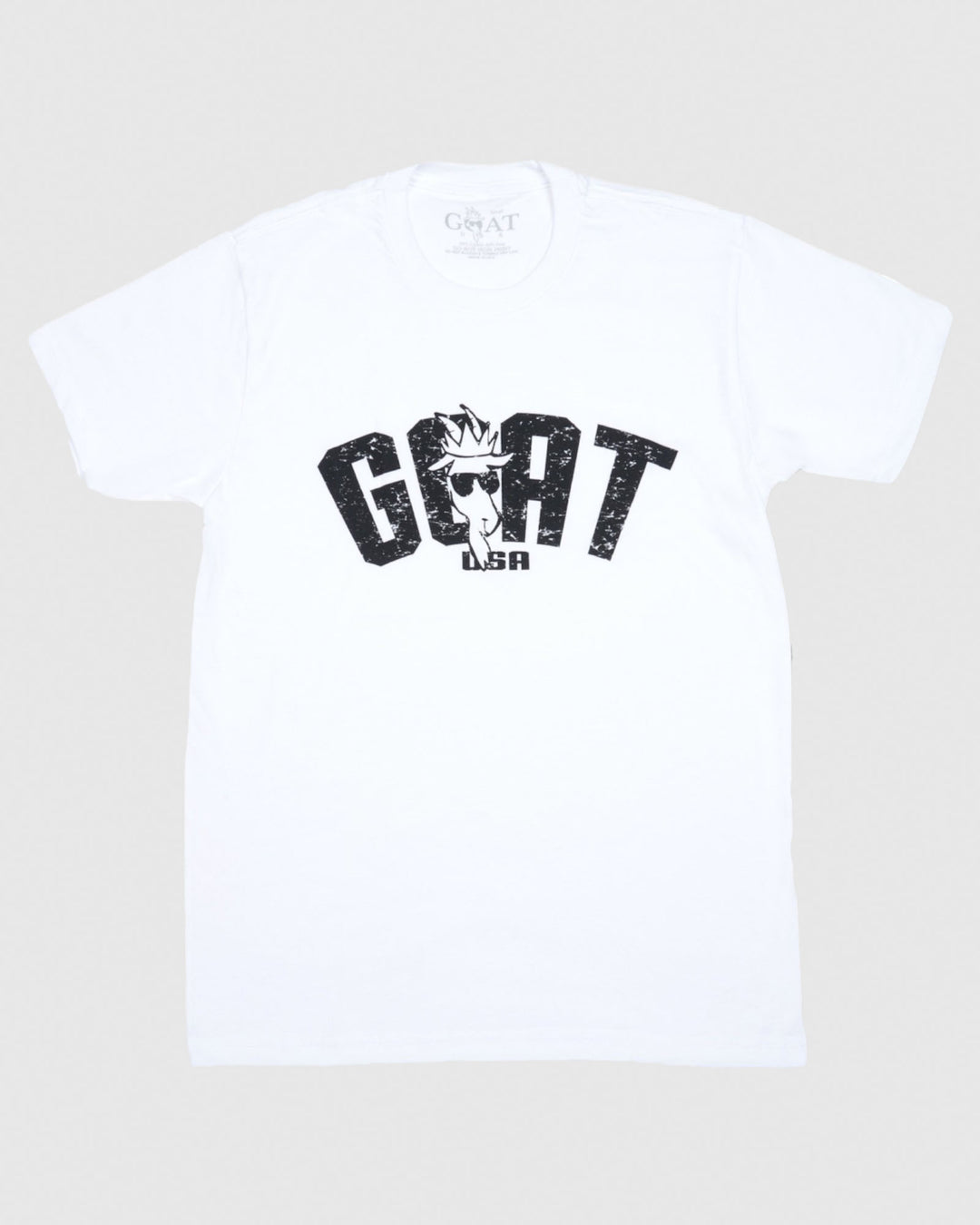 Front of white GOATFACE T-Shirt#color_white