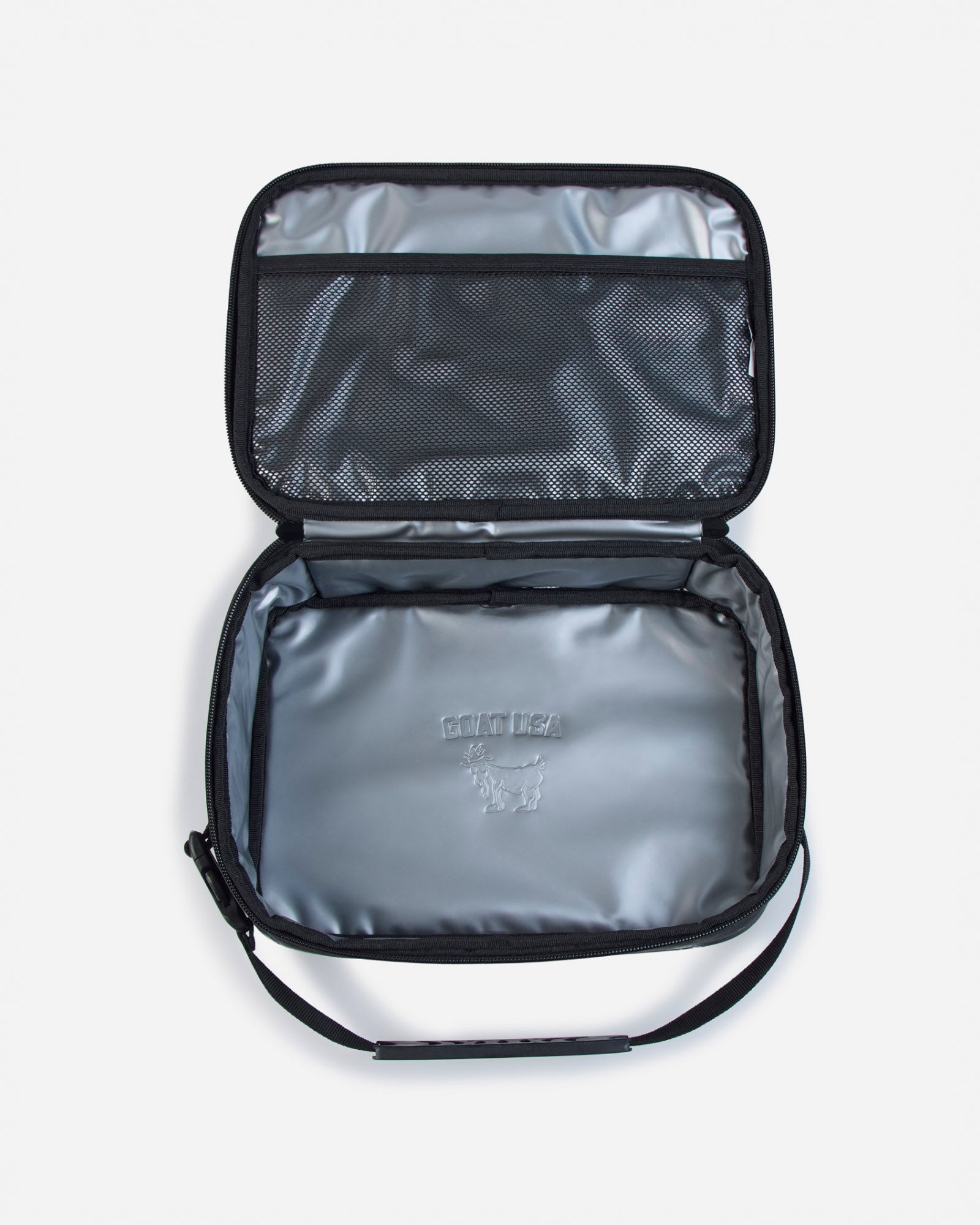 Open lunchbox with GOAT USA branding