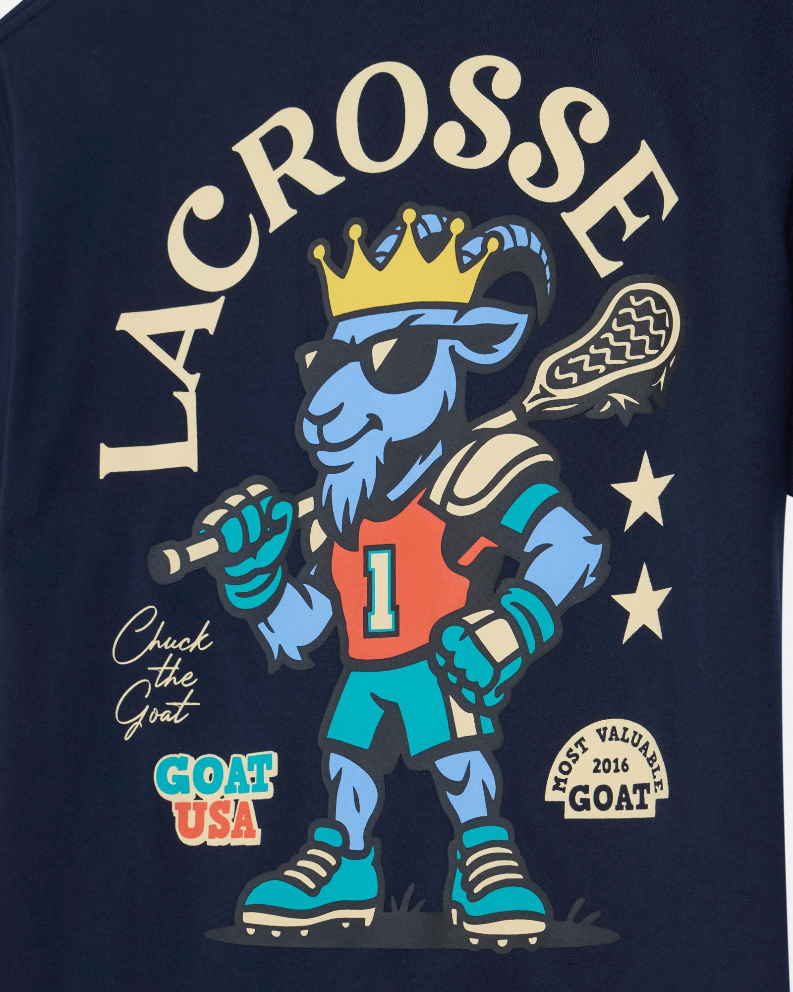 Most Valuable GOAT Lacrosse T-Shirt
