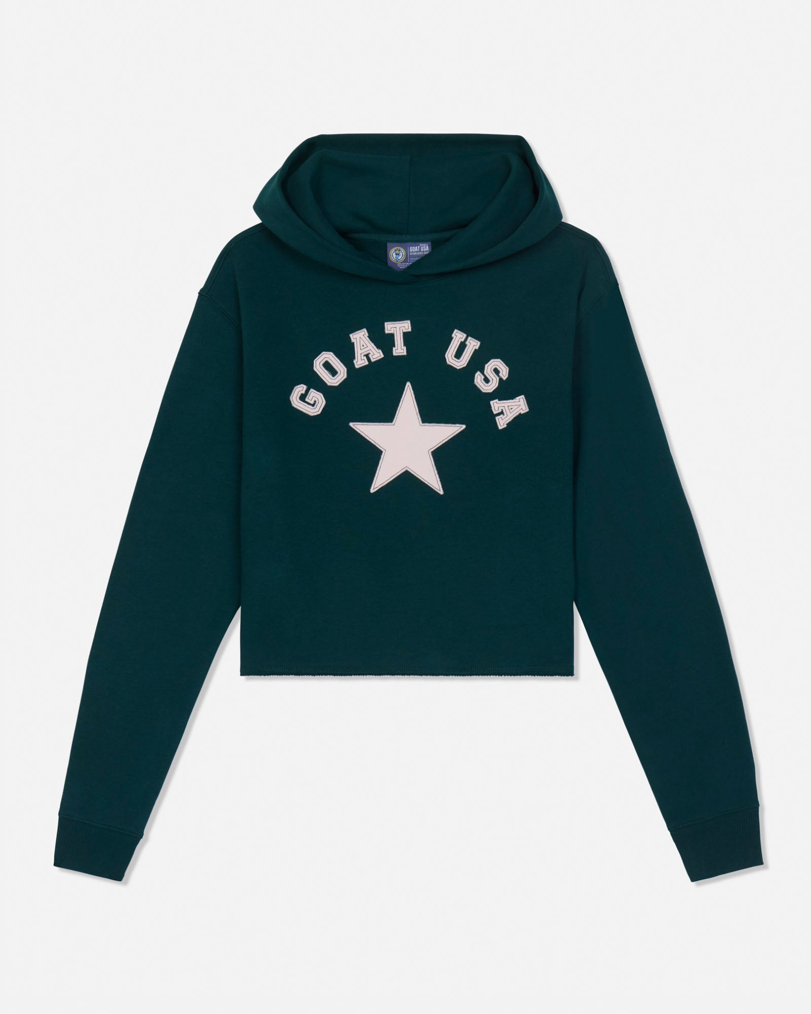 Women's Star Cropped Hooded Sweatshirt
