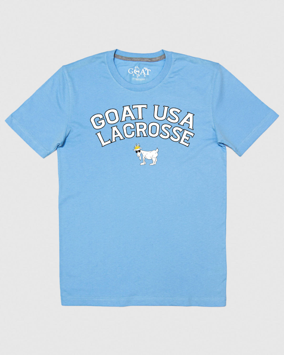 Front of carolina blue Lacrosse T-Shirt