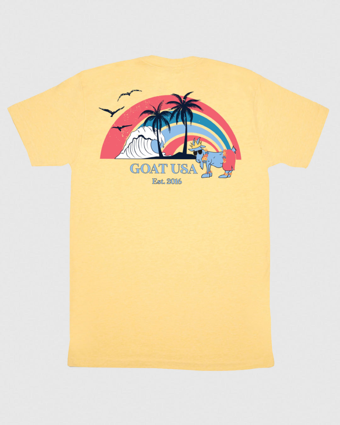 Back of banana cream Hawaiian T-Shirt