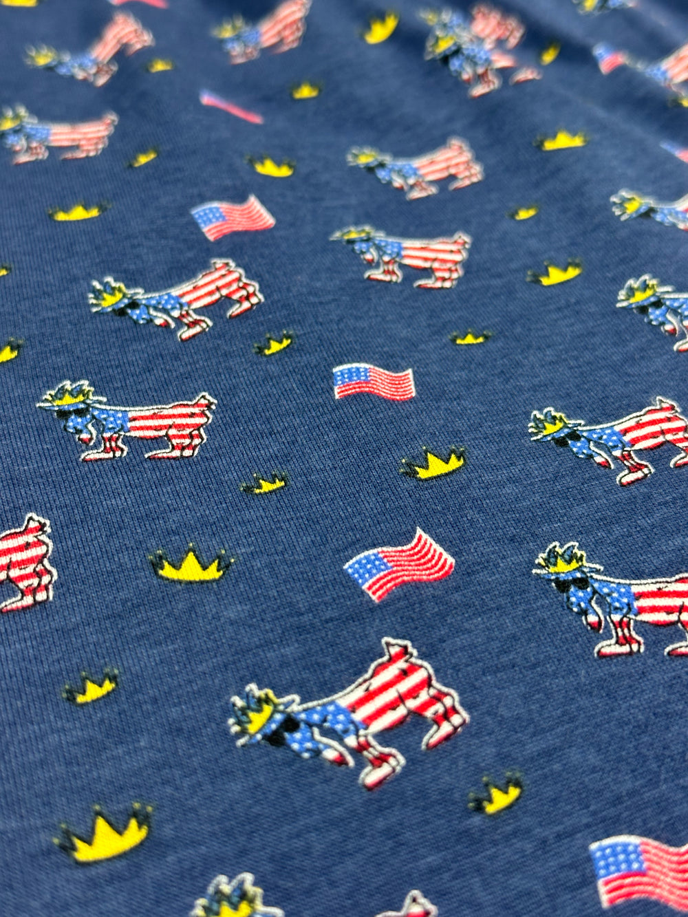 Close up of Freedom Pajama Pants#color_navy