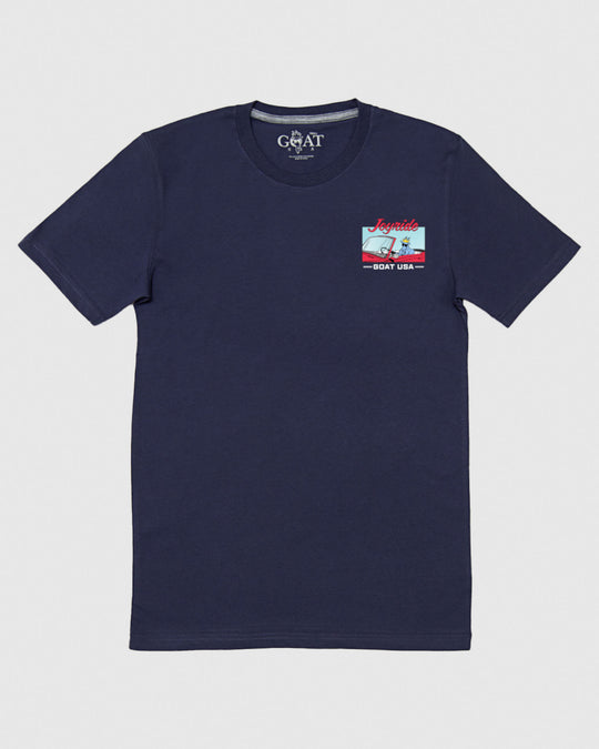 Front of navy Joyride T-Shirt#color_navy