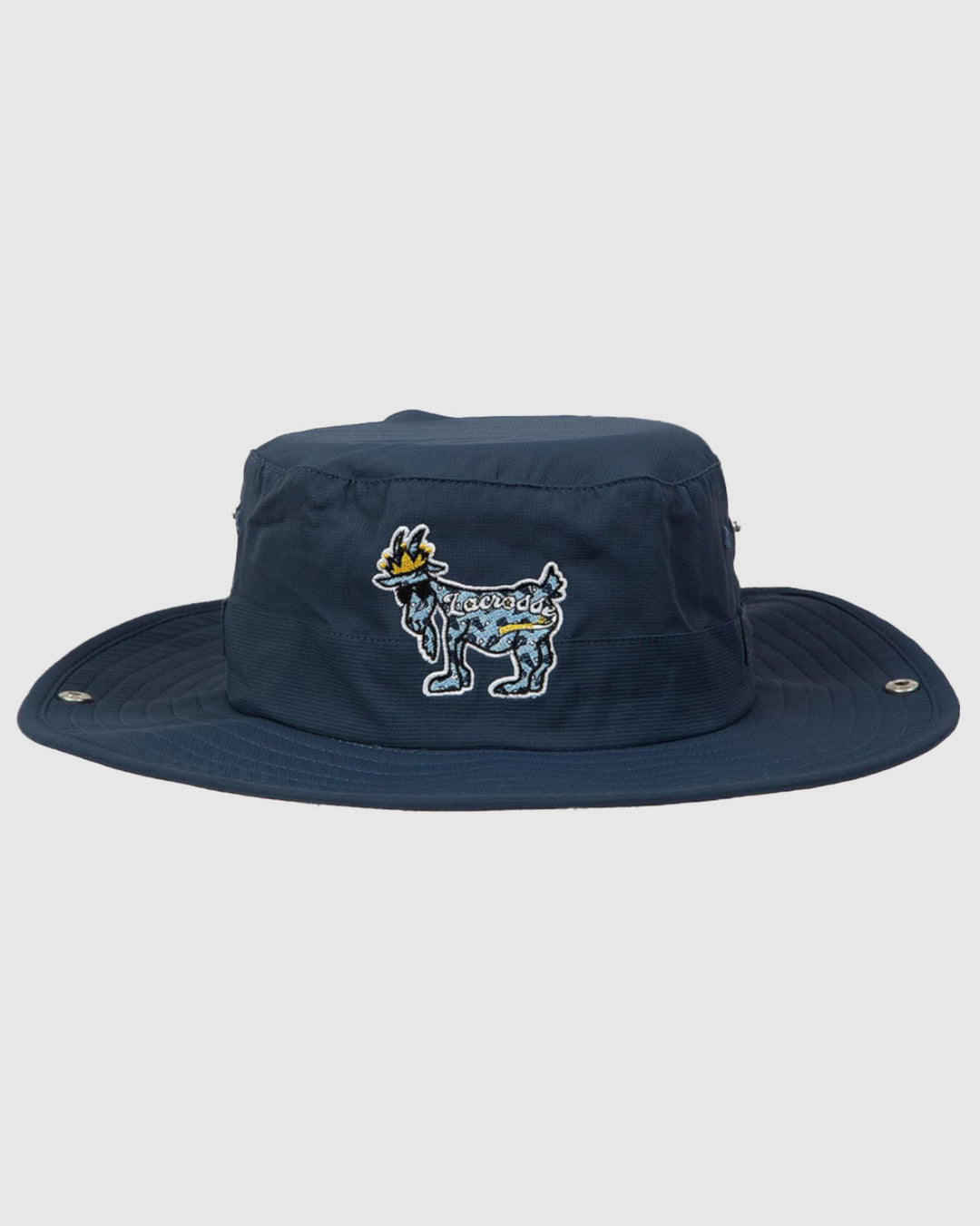 Front of navy Lacrosse Bucket Hat