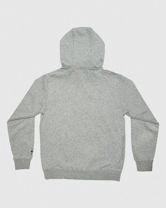 Back of gray OG Hooded Sweatshirt#color_gray