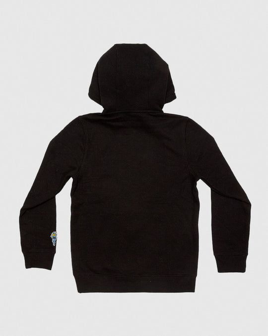 Back of black OG Hooded Sweatshirt#color_black