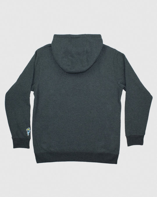 Back of charcoal OG Hooded Sweatshirt#color_charcoal