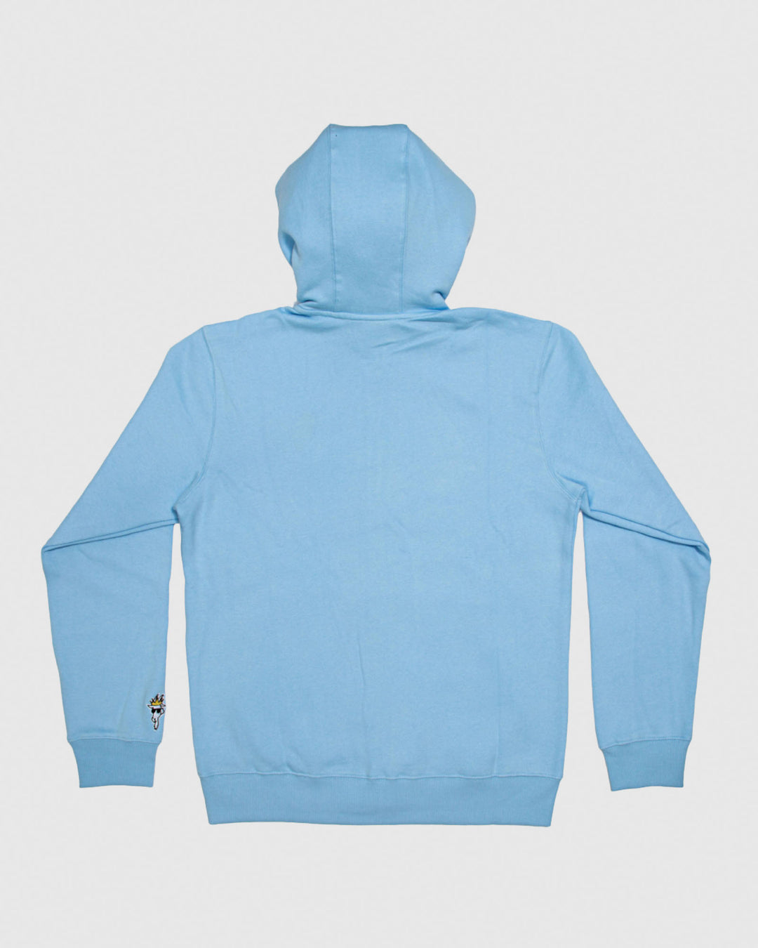 Back of carolina blue OG Zip-Up Hooded Sweatshirt#color_carolina-blue