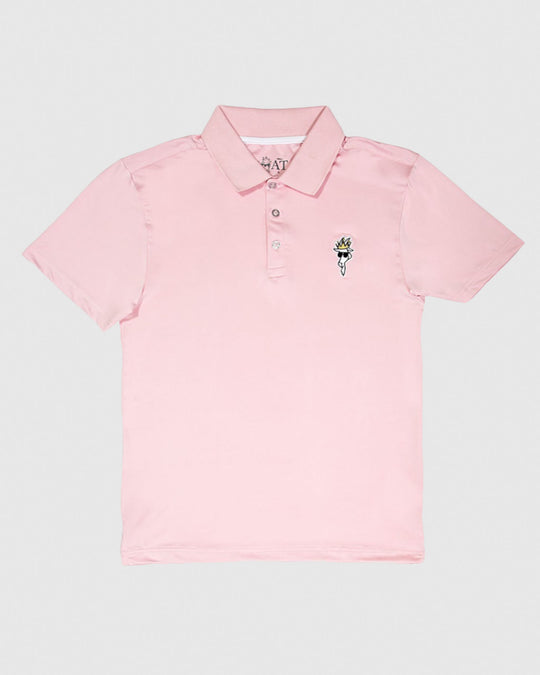 Front of pink OG Athletic Polo#color_pink