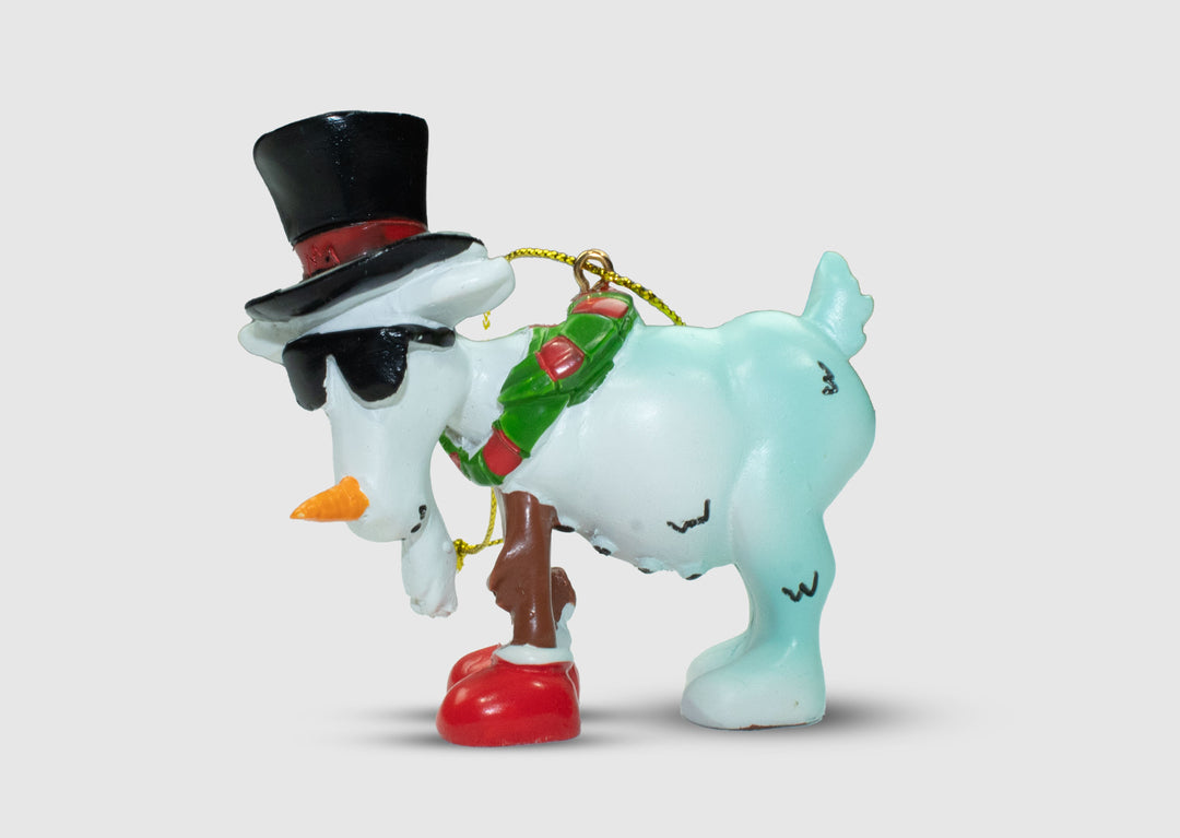 Snowman GOAT Ornament