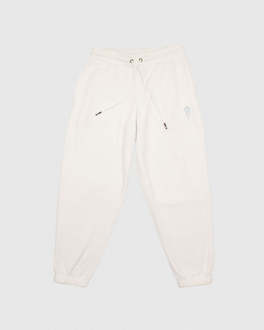 Front of white Women's Scrunch Joggers#color_white