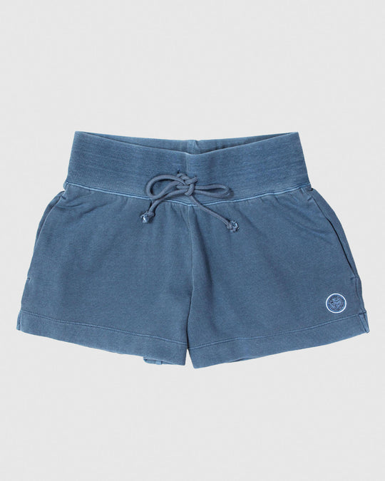 Front of slate-colored women's sweat shorts#color_slate