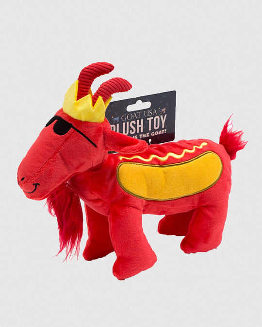 Plush Dog Toy GOAT USA