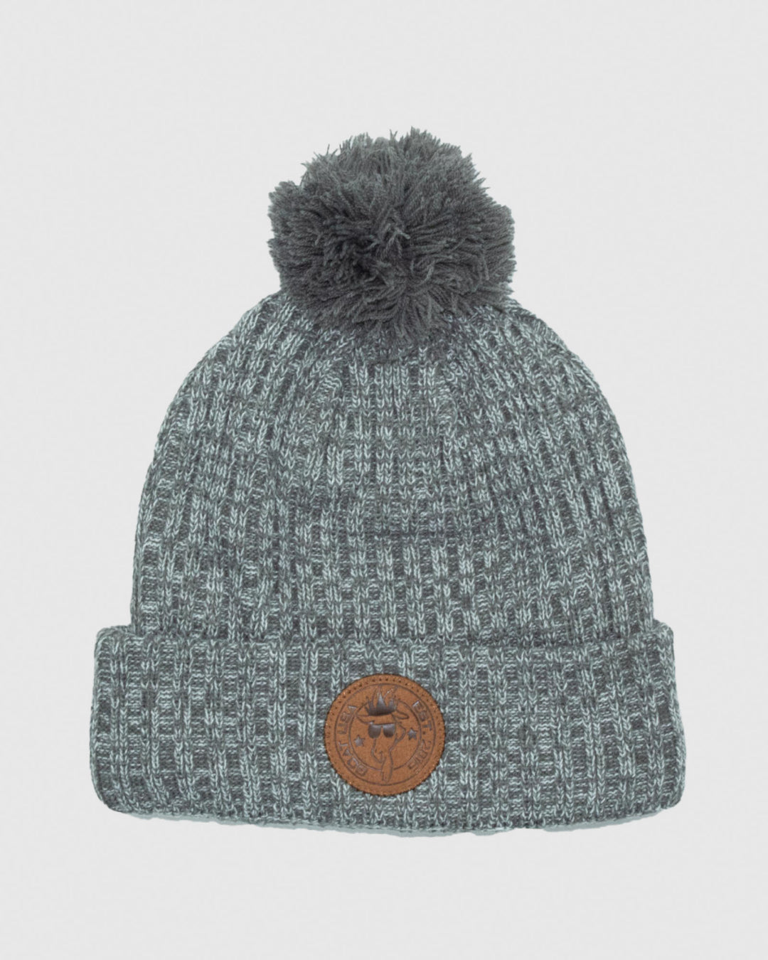 Front of pepper Tailgate Winter Hat#color_pepper