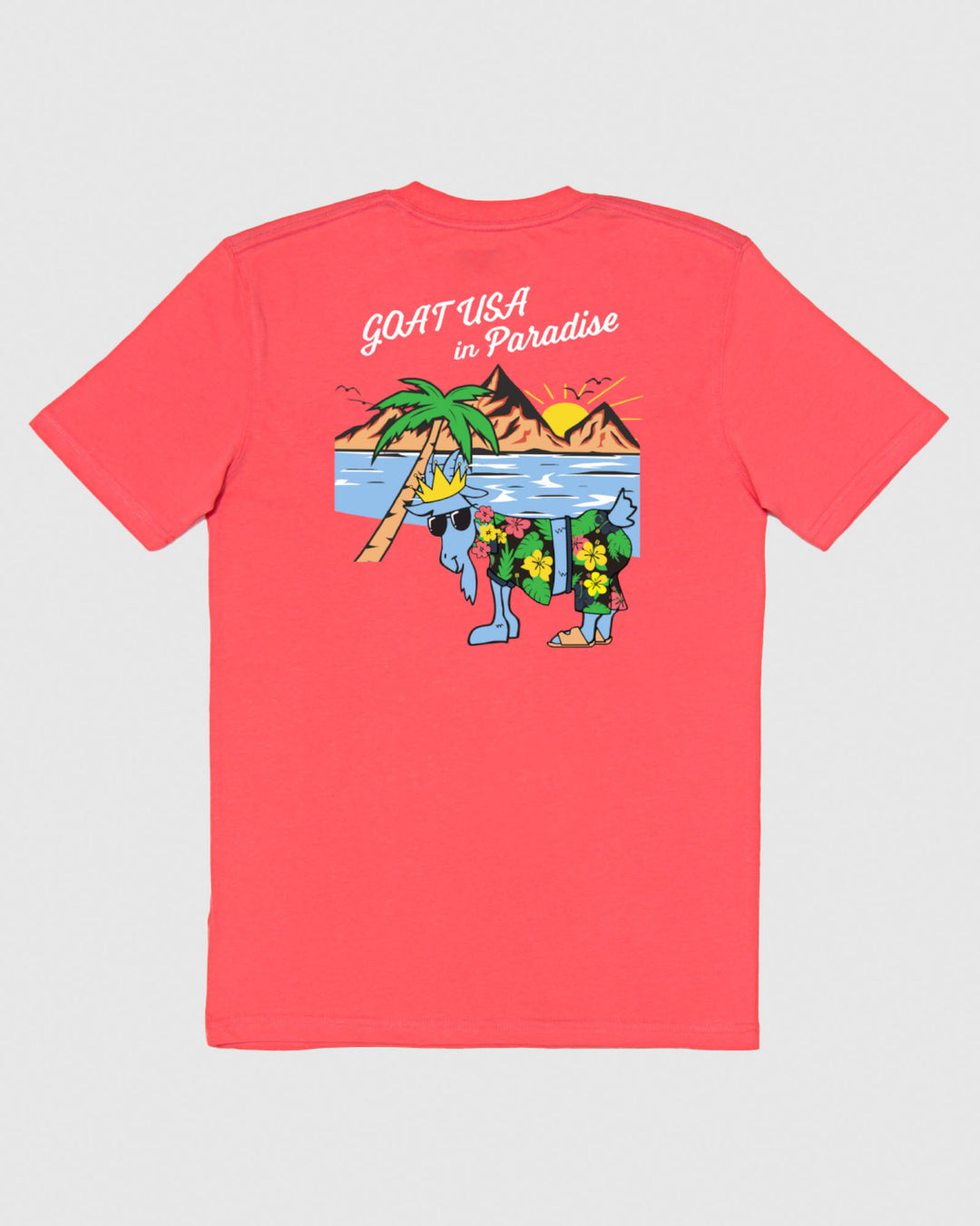 Back of salmon Vacation T-Shirt