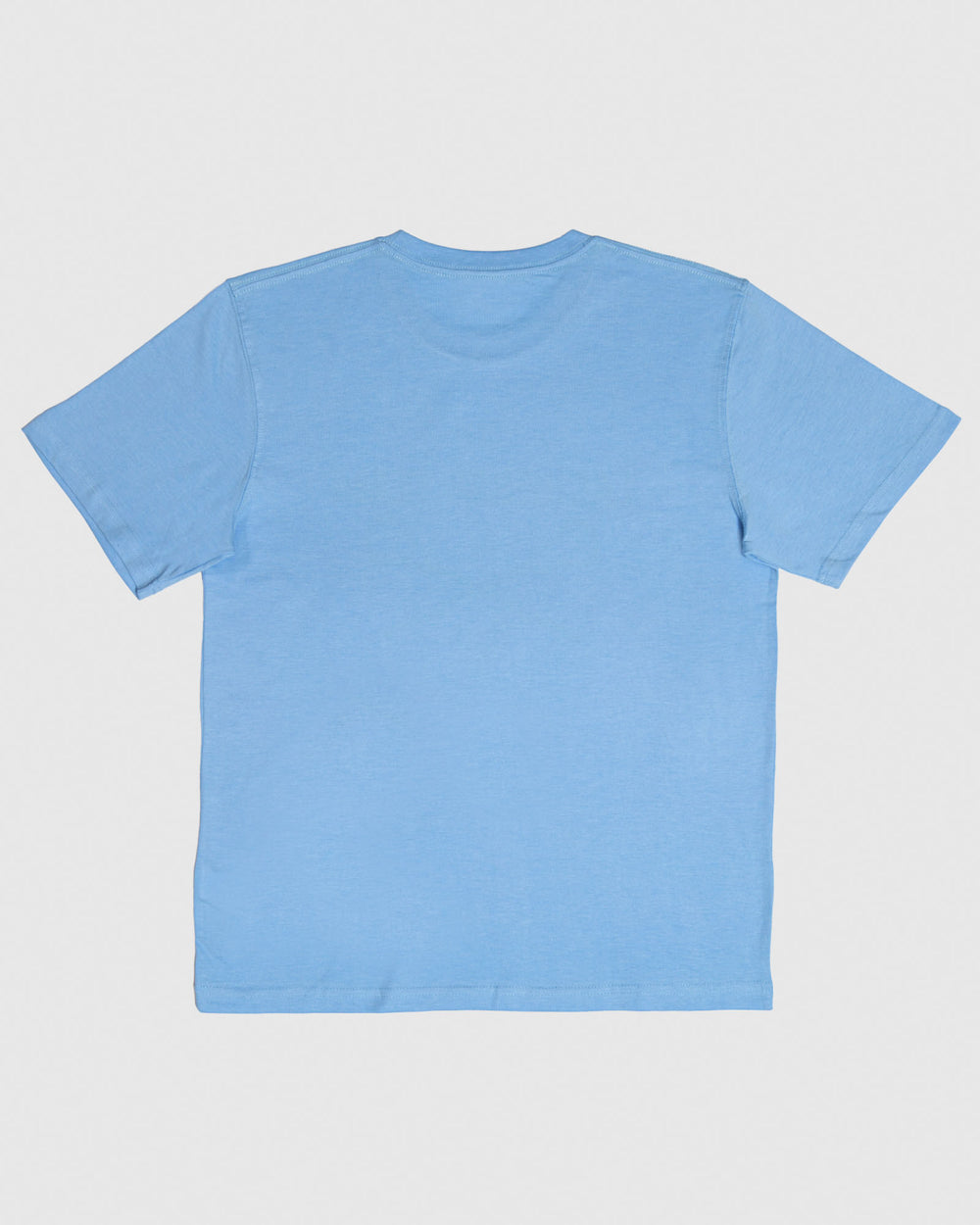 Back of carolina blue t-shirt