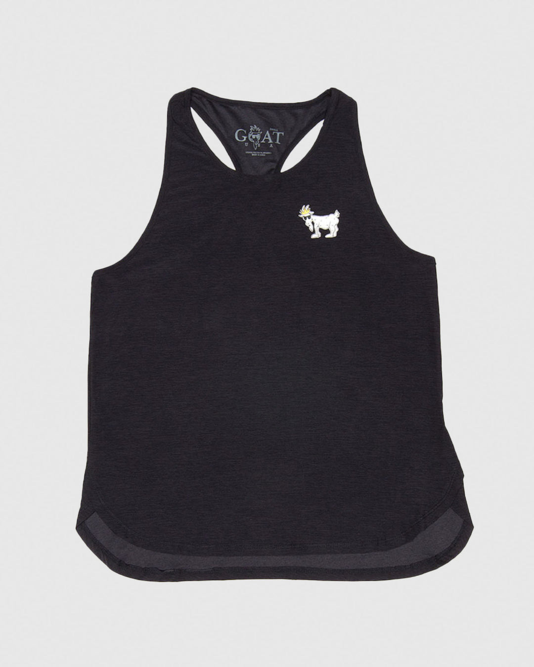 Front of black Women's Athletic Tank Top#color_black