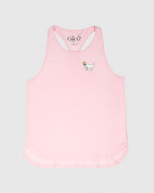 Front of pink Women's Athletic Tank Top#color_pink