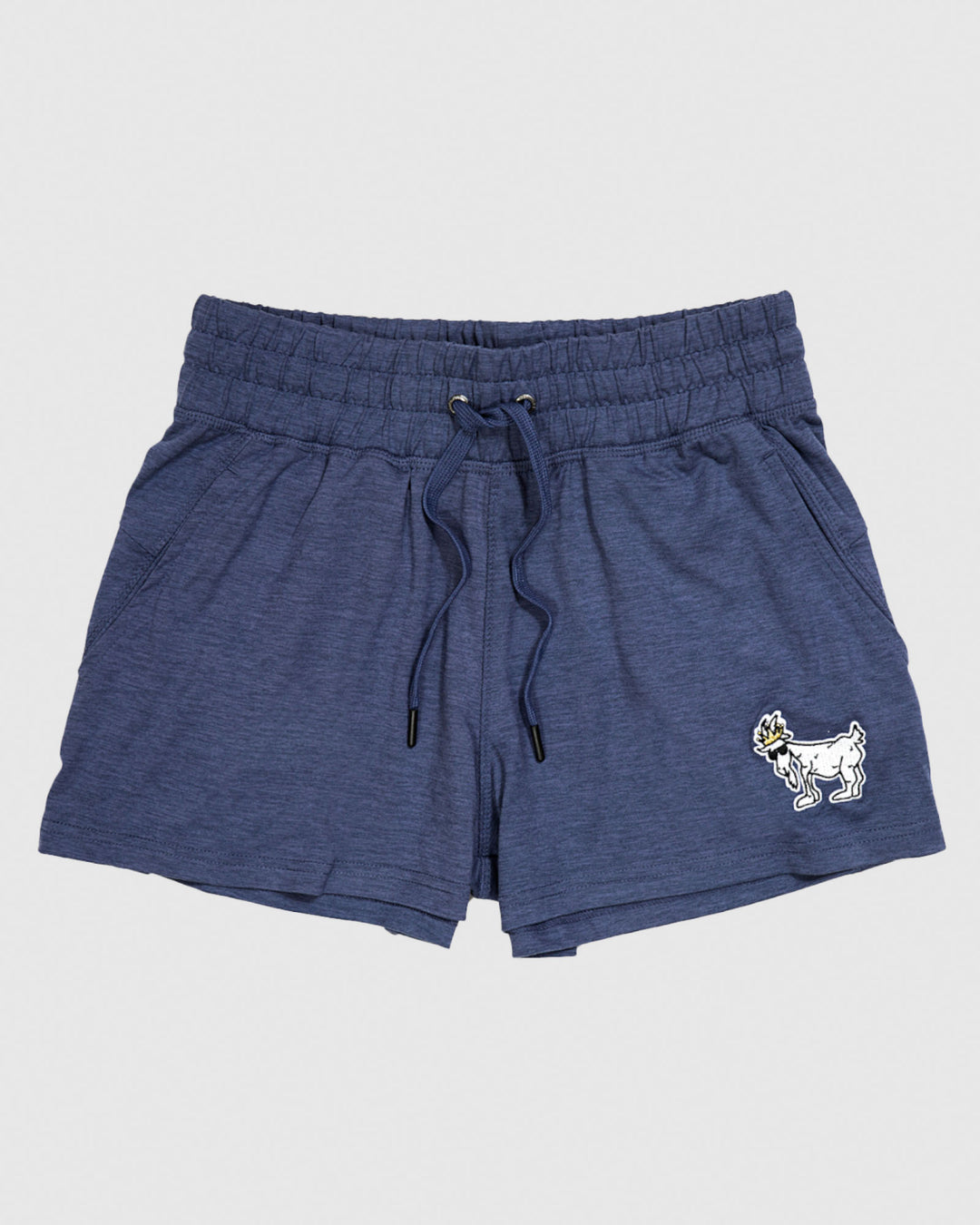 Front of navy Women's Relaxed Shorts#color_navy