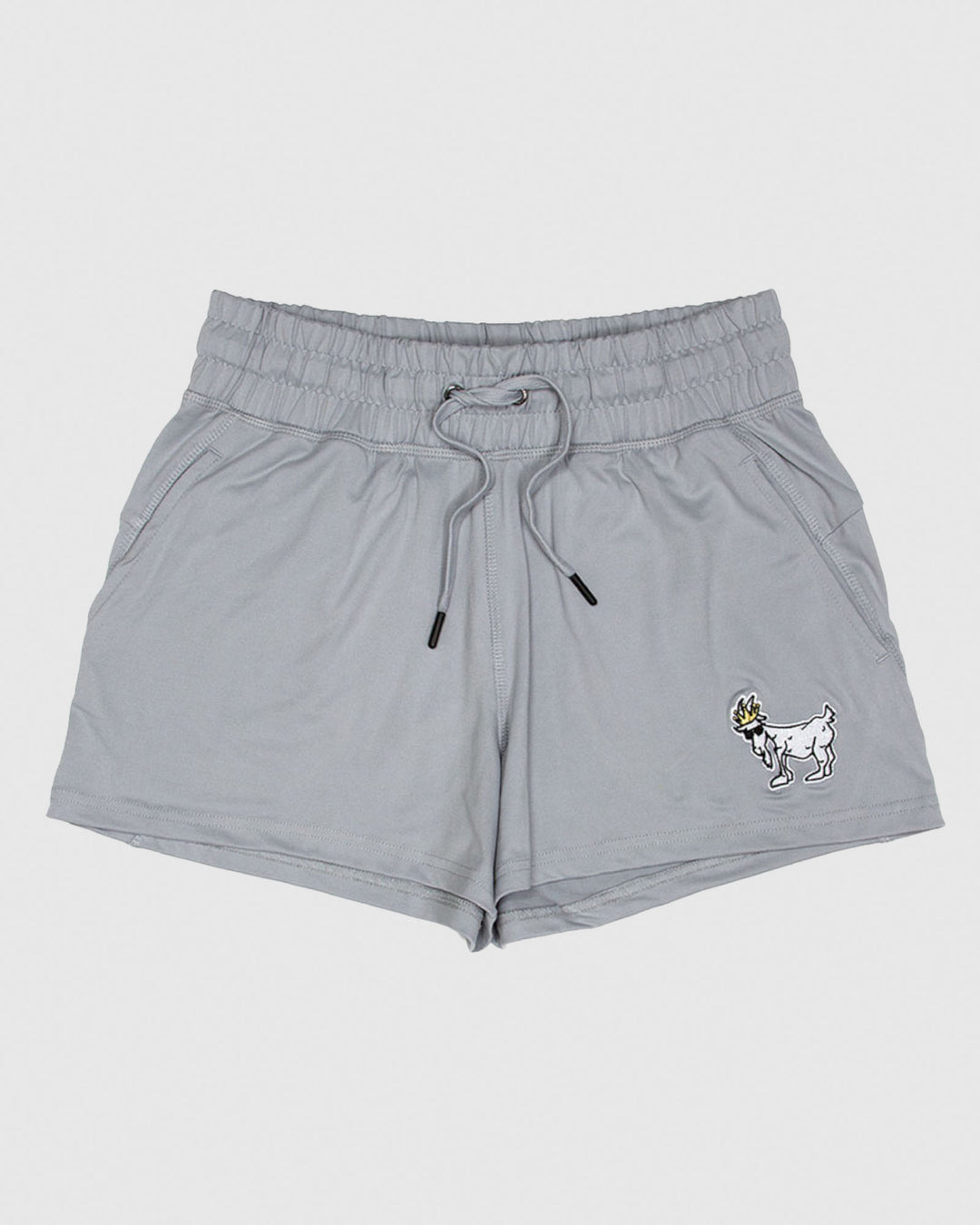 Front of gray Women's Relaxed Shorts#color_gray