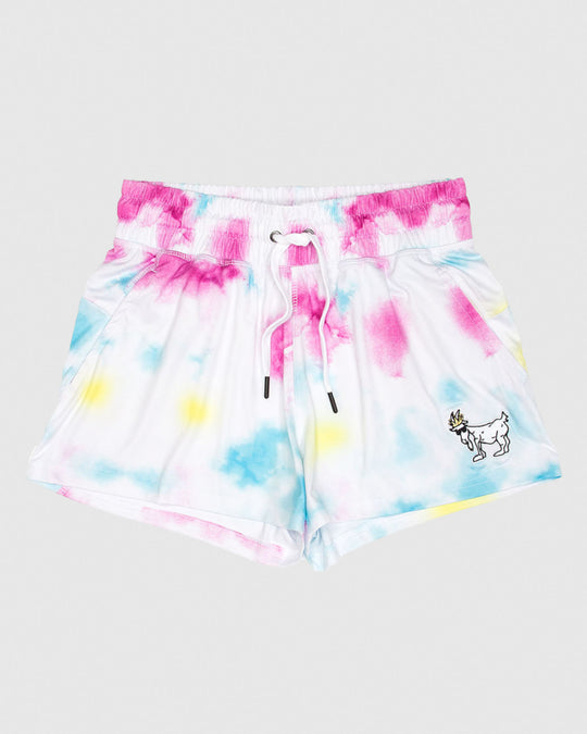 Front of tie-dye Women's Relaxed Shorts#color_tie-dye