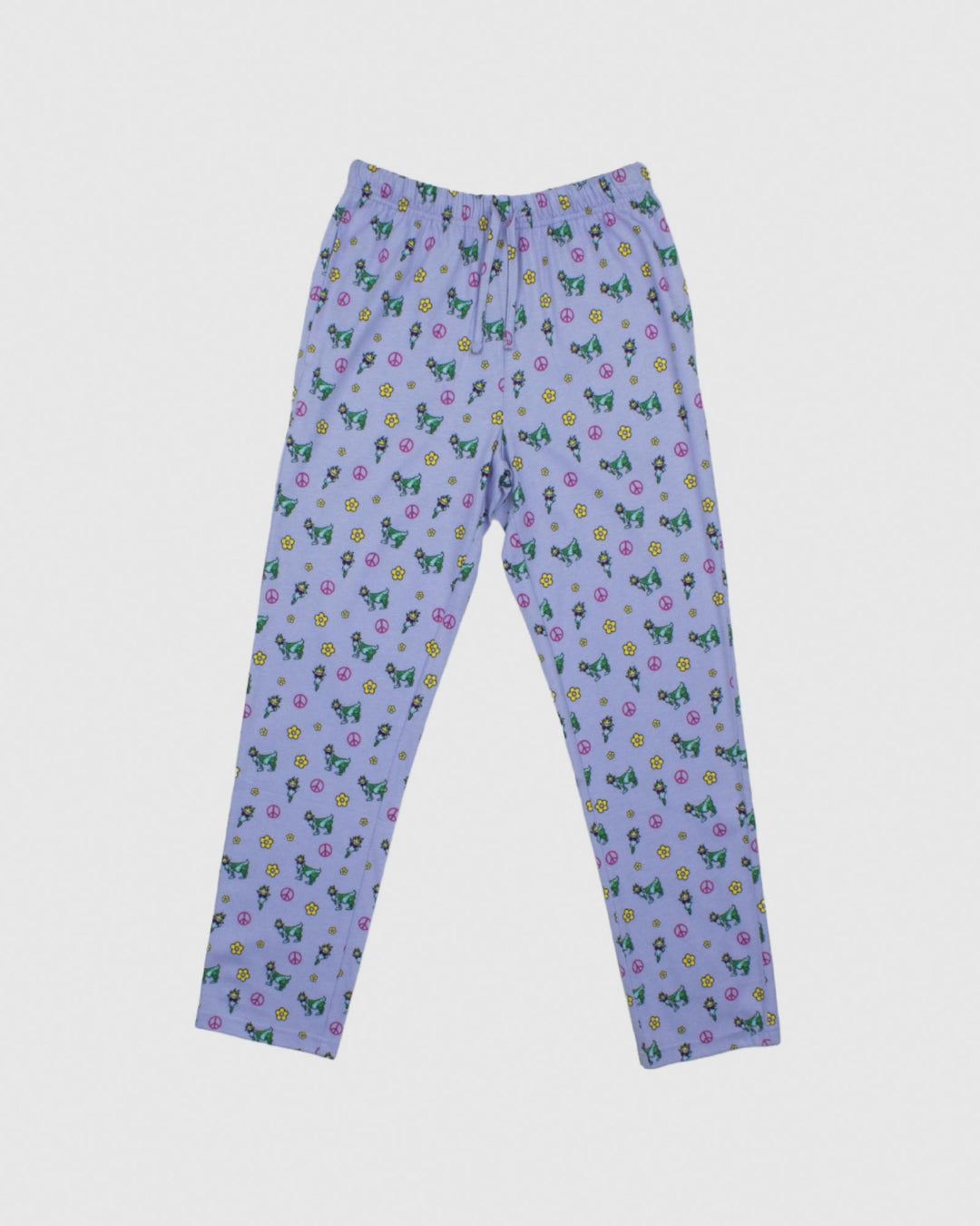 Front of lavender World Peace Pajama Pants#color_lavender