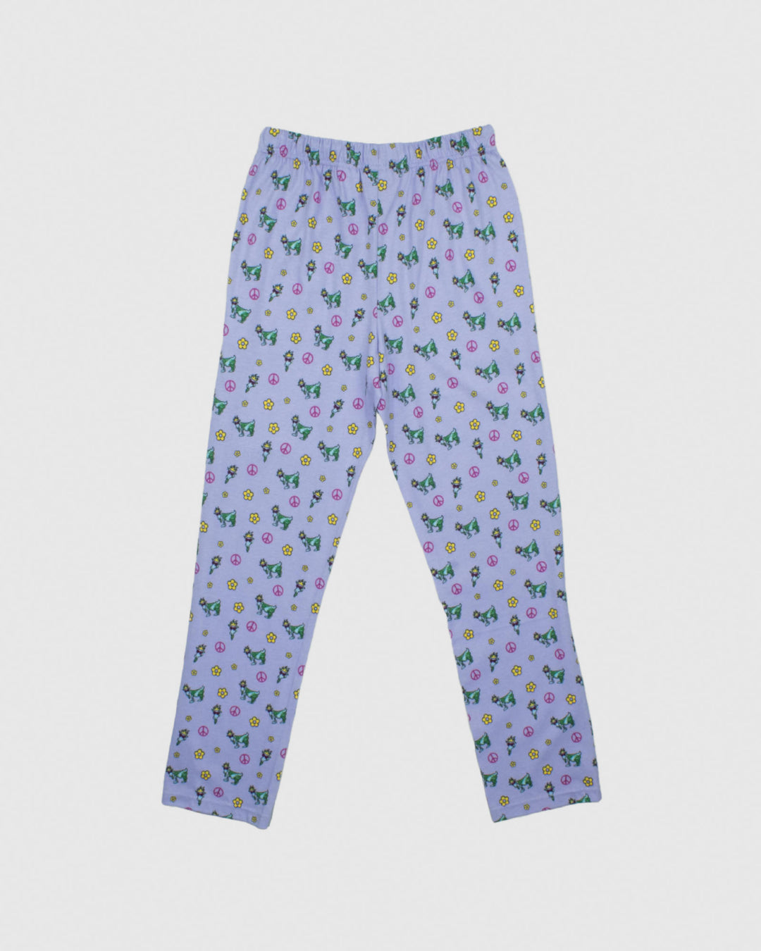 Back of lavender World Peace Pajama Pants#color_lavender