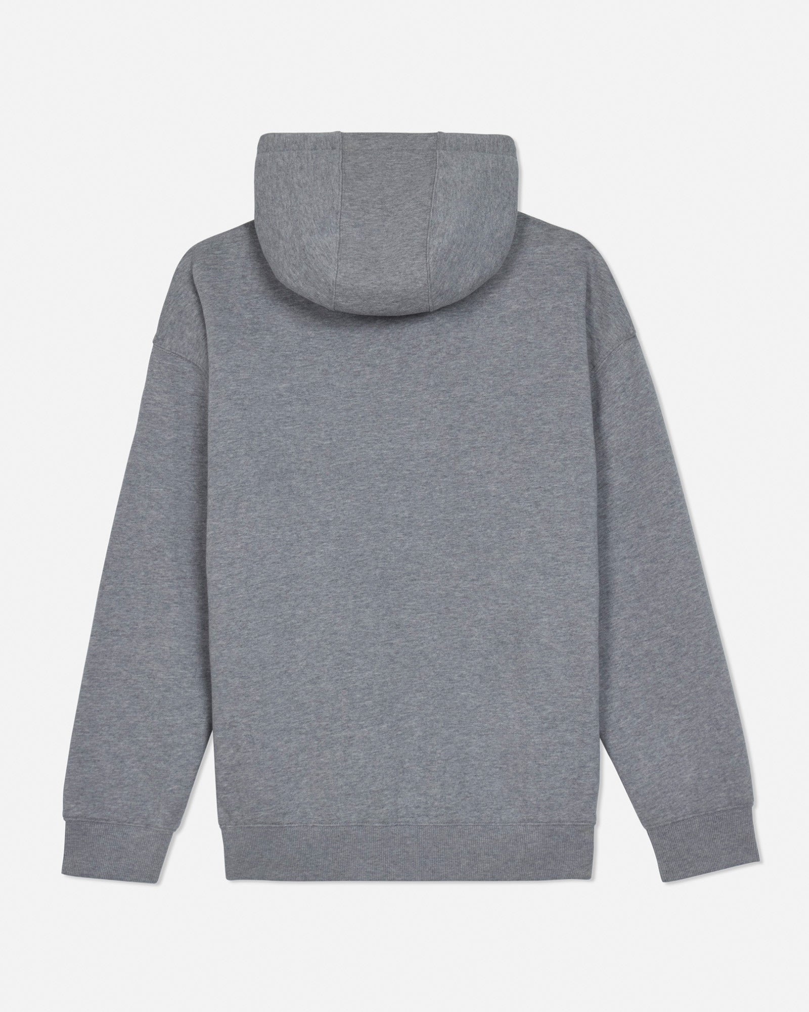 Back of gray hoodie