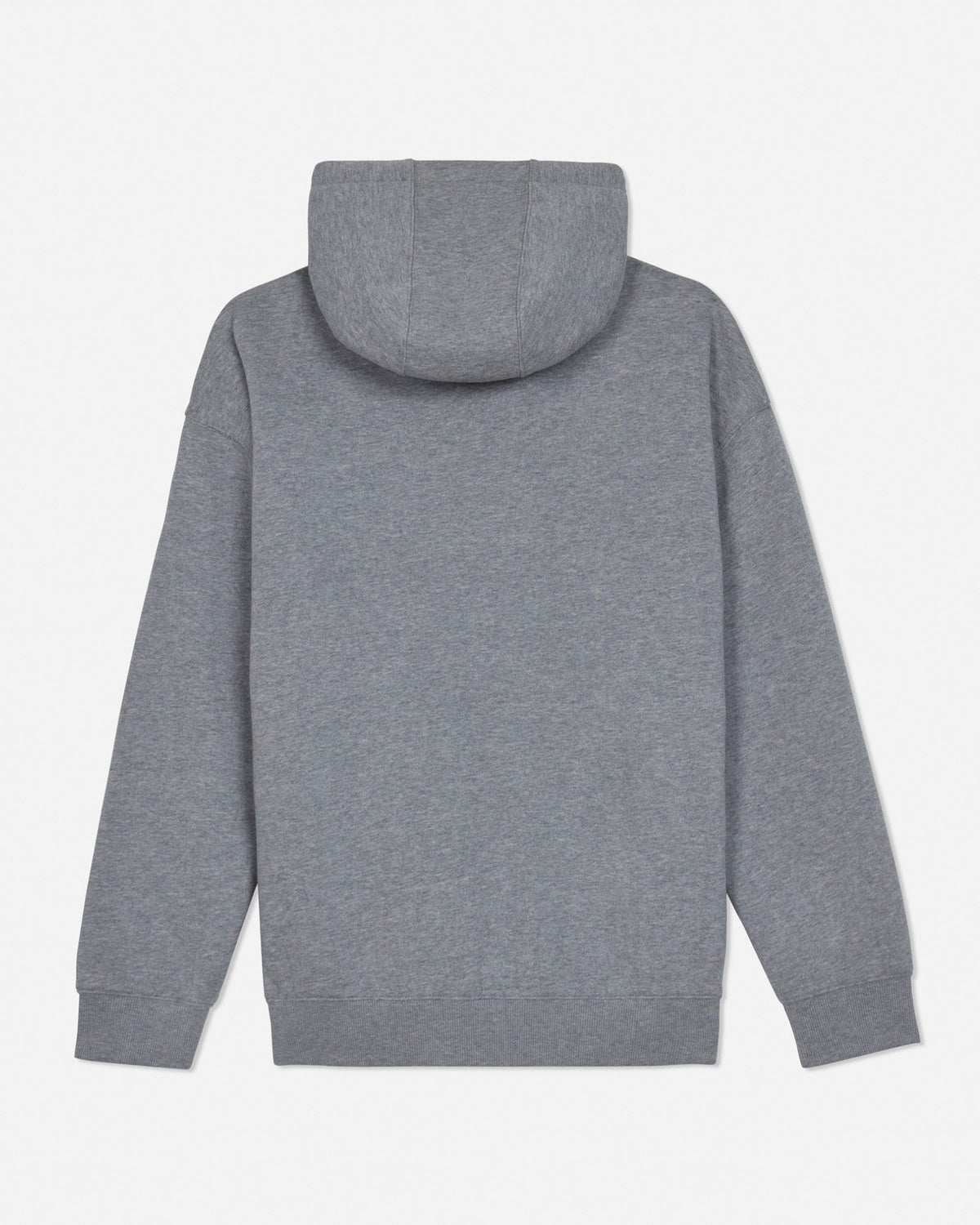 Back of gray hoodie