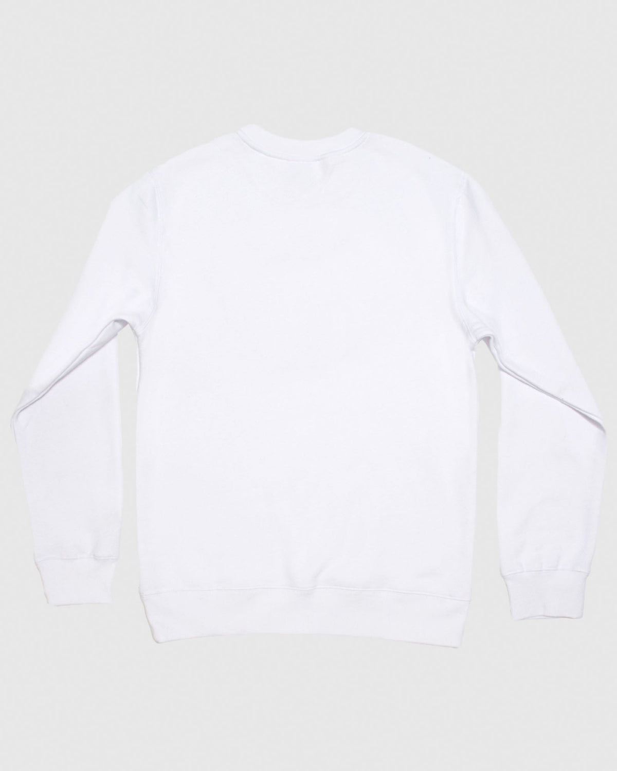 (Back)White crewneck