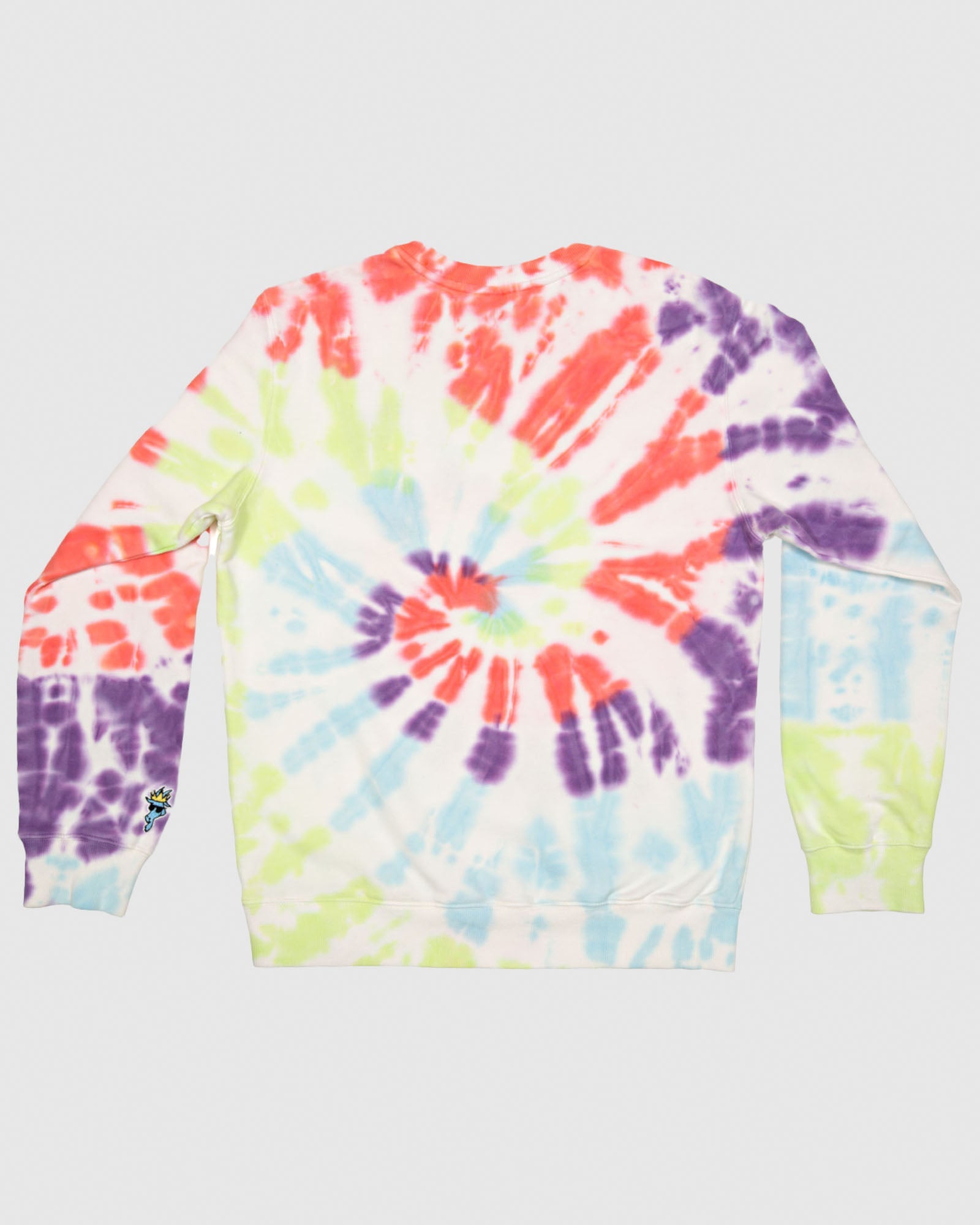 (Back)Tie-dye crewneck#color_tie-dye