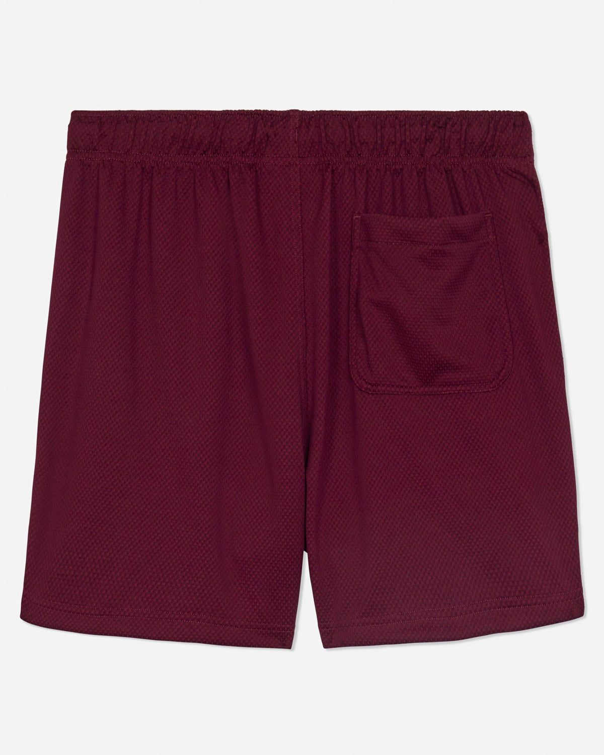 Back of windsor wine men's dot mesh shorts