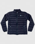Front of navy Men's Puffer Jacket